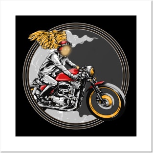 Angel Bikers Posters and Art